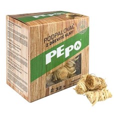PE-PO podpalovač z dřevité vlny 32 ks PEFC