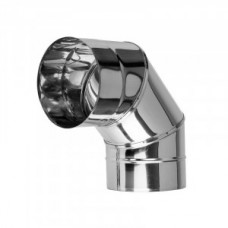 Koleno kouřovodu nerez stálé ø 180mm / 90° 0,6mm